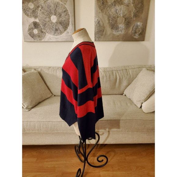 Tommy Hilfiger V-Neck Stripe Sweater - Picture 7 of 12